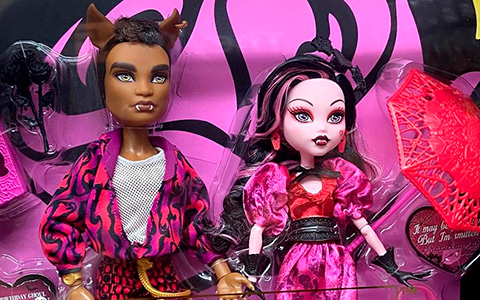 Monster High Howliday Love Edition Draculaura and Clawd 2 pack doll set 2024