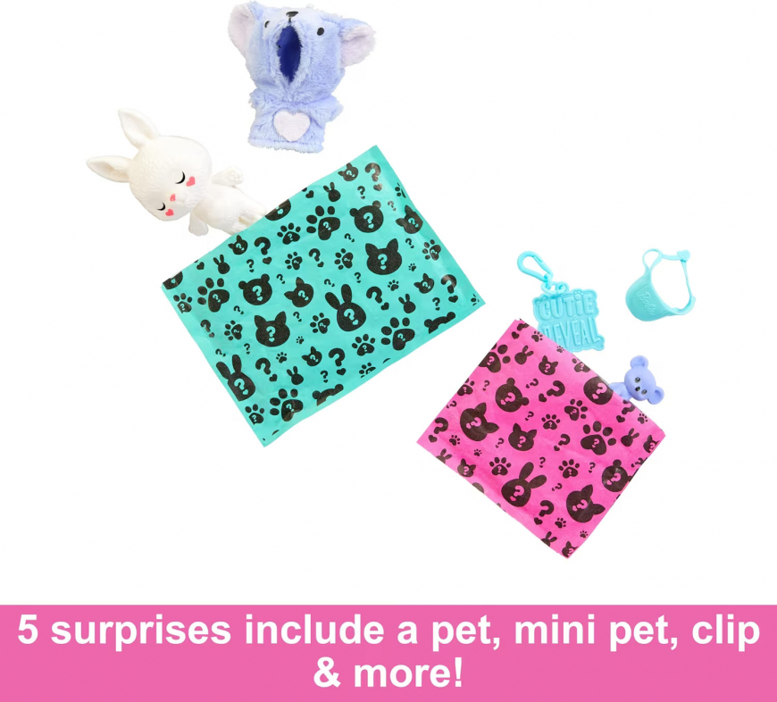 Barbie Cutie Reveal Pet and Accessories