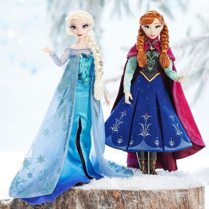 Disney Limited Edition Frozen 10th Anniversary Anna and Elsa Limited Edition doll set