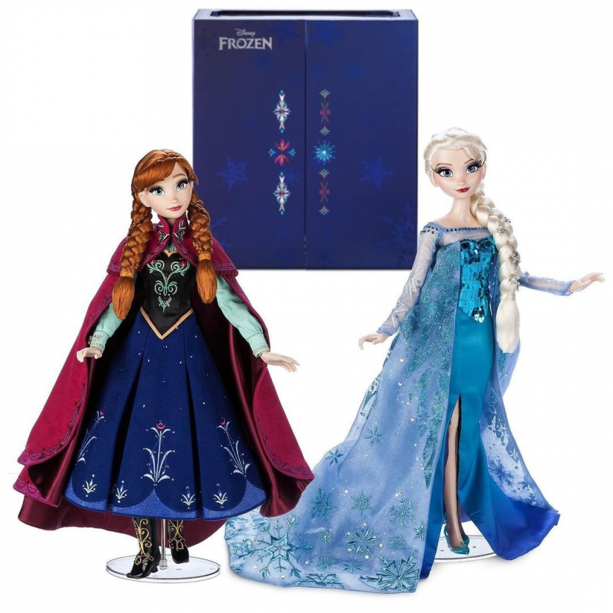 Disney Limited Edition Frozen 10th Anniversary Anna and Elsa Limited Edition doll set