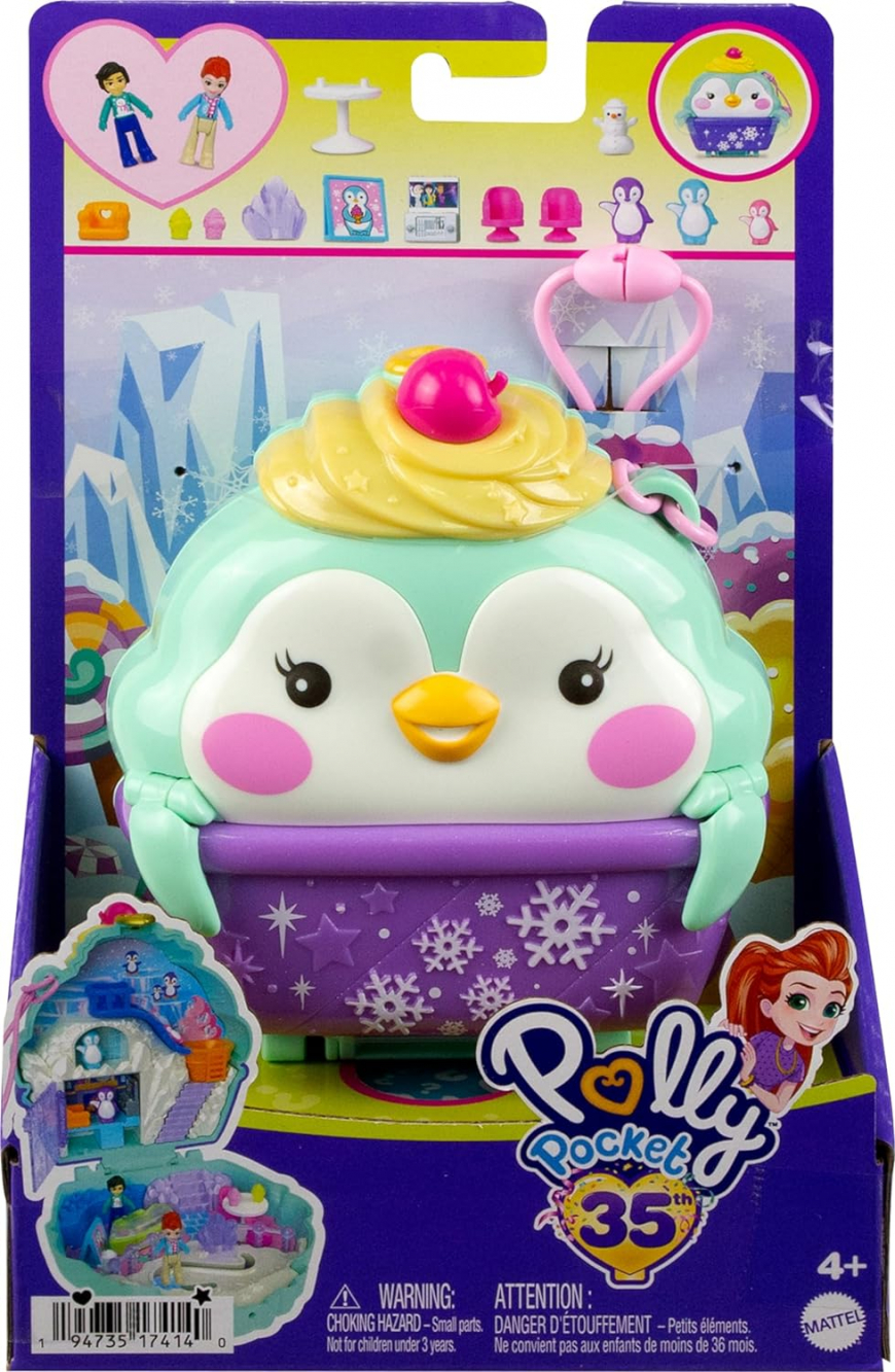 Polly Pocket Snow Sweet Penguin Compact