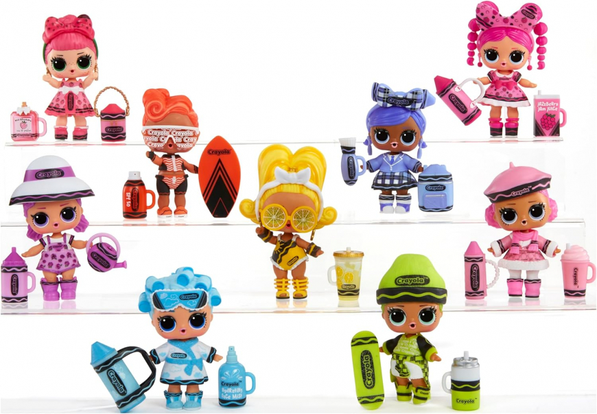 New LOL Surprise Loves Crayola dolls