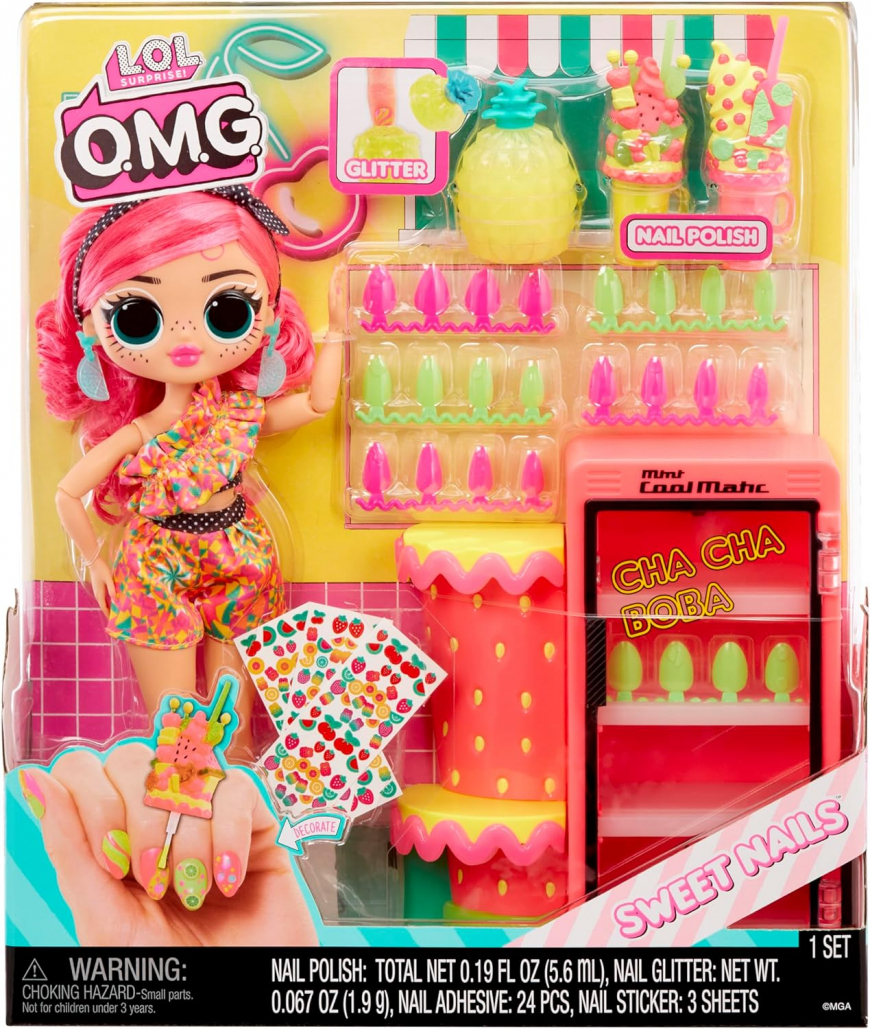 LOL OMG Sweet Nails Pinky Pops Fruit Shop doll set