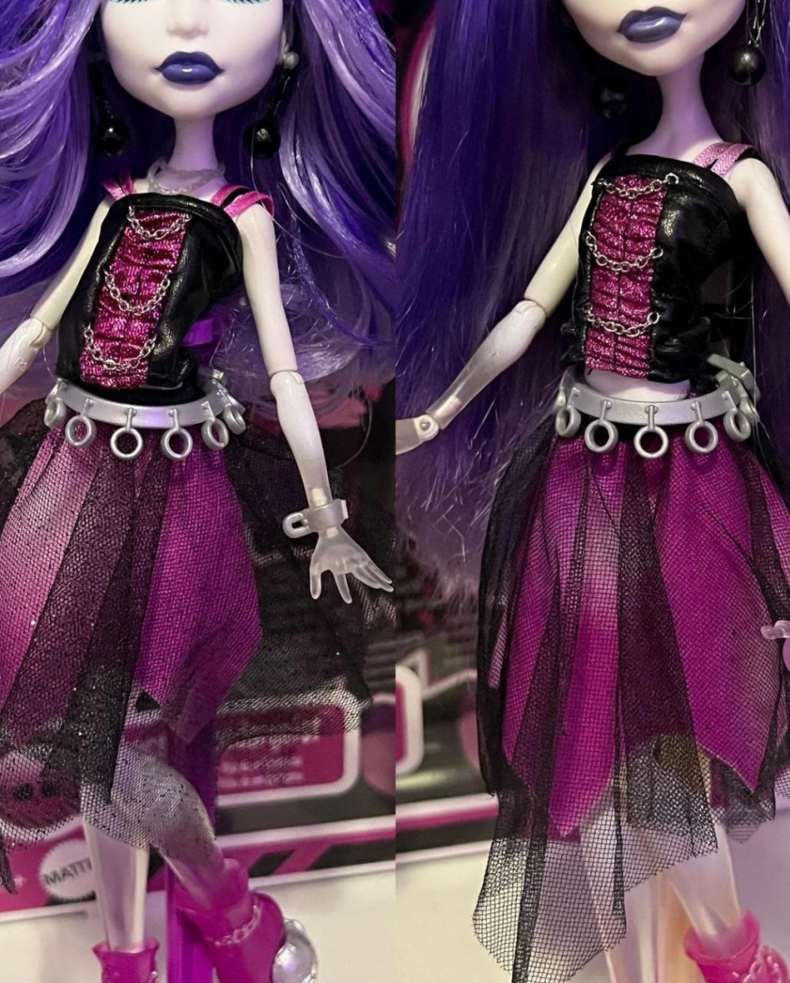 Comparison of Spectra Creeproduction (reproduction) doll with Spectra's doll from first release of Indonesia production