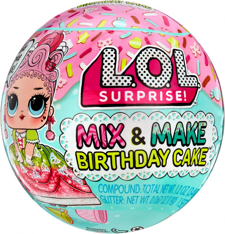 LOL Surprise Mix and Make Birthday Cake dolls