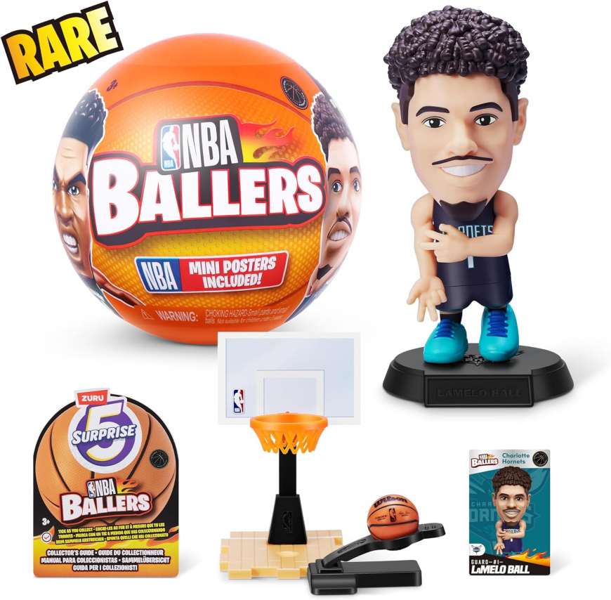 5 Surprise NBA Ballers Series 1