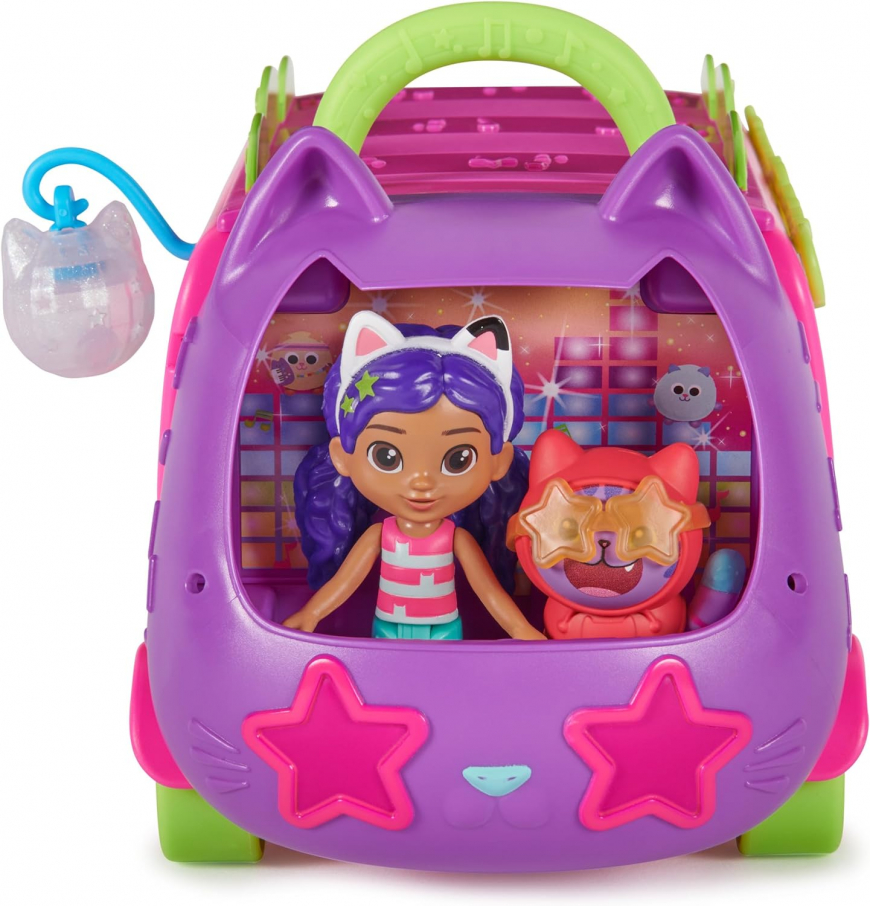 Gabby’s Dollhouse, Gabby Girl On-The-Go Pretend Play Travel Set