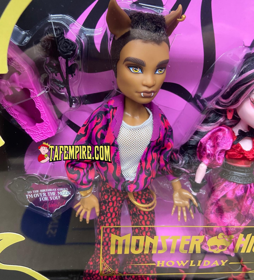 Monster High Howliday Love Edition Draculaura and Clawd 2 pack doll set 2024 first look