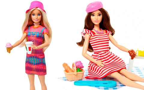 Barbie Pink Passport 2024 dolls Paris, Hawaii and Italy