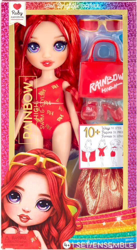 Rainbow High Ruby Anderson Rainbow High Swim & Style Doll