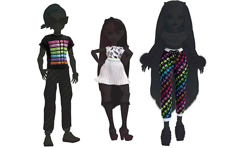 Monster High Welcome Committee fashion pack