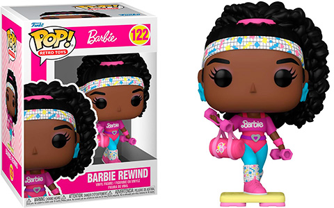Funko Pop Barbie Rewind and Totally Hair Barbie figures