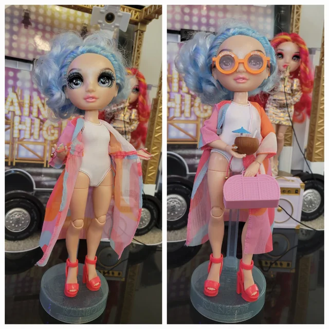 Rainbow High Fashion Packs on dolls