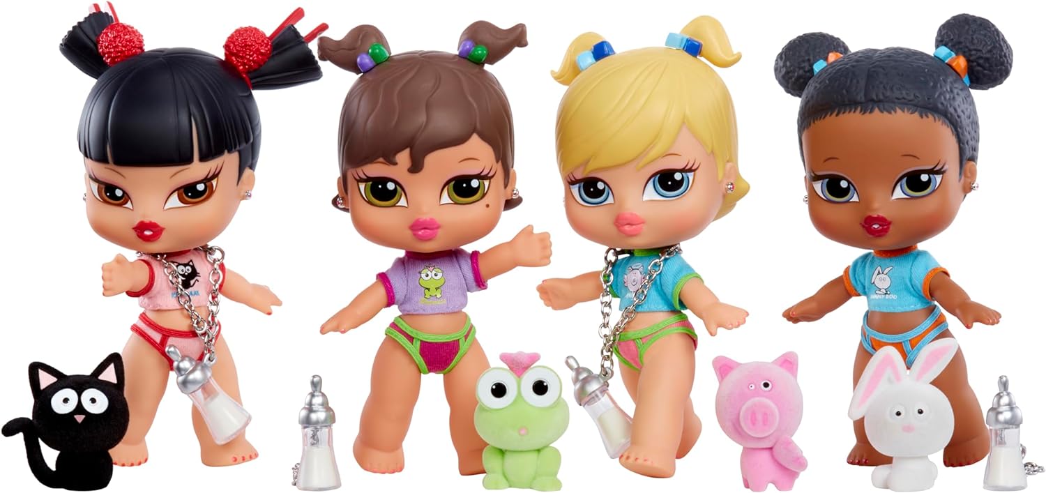 New Bratz Babyz reproduction dolls 2024 Yasmin, Sasha, Cloe and Jade 