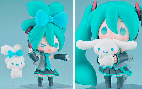 Hatsune Miku Cinnamoroll Nendoroid and Sega figures