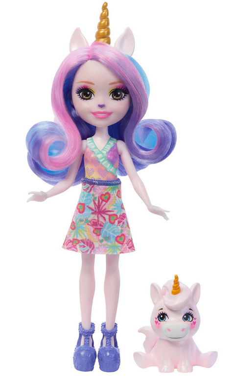 Enchantimals Sunshine Beach Ulia & Pacifica doll (unicorn)