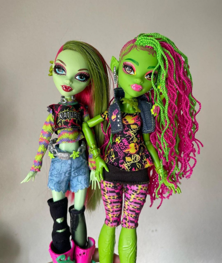 New Monster High Venus McFlytrap G3 doll 2024 in real life photo