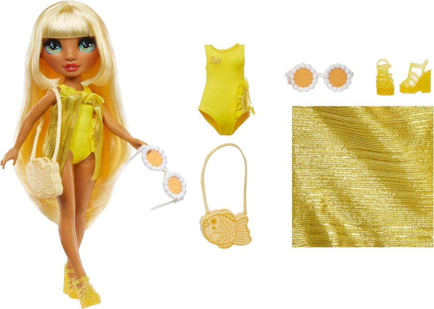 Rainbow High Swim and Style Sunny doll