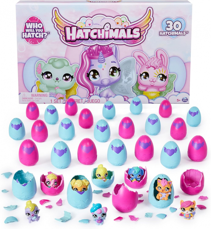 Hatchimals CollEGGtibles 30 Egg Mystery Value Pack with 30 super cute Hatchimals characters