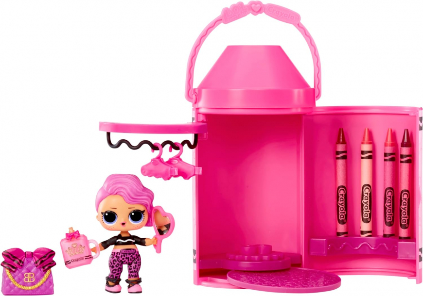 LOL Surprise Loves Crayola Color Me Studio dolls