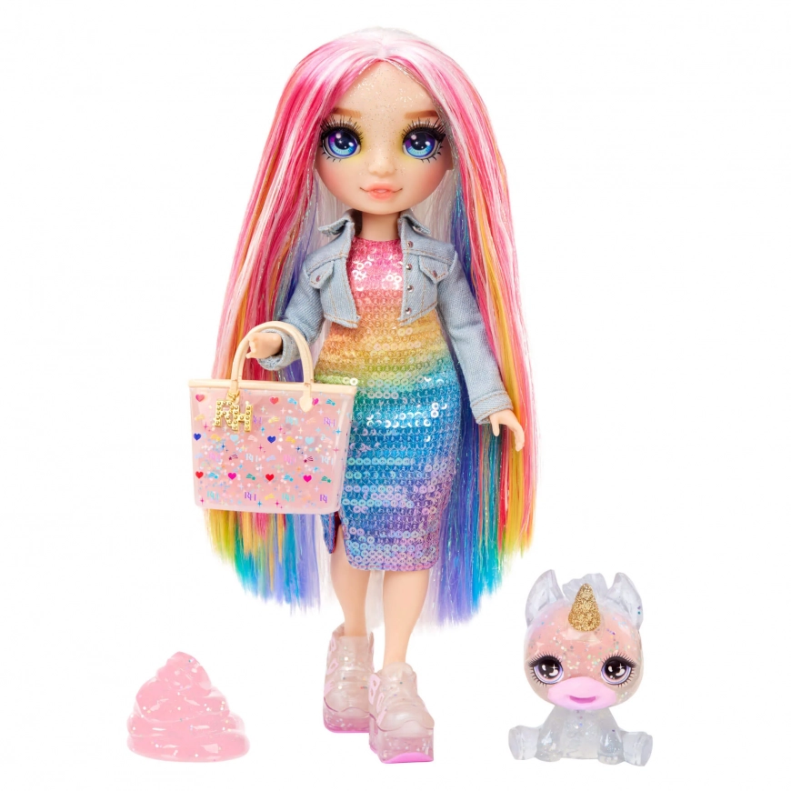 Rainbow High Classic Amaya doll with Slime Kit & Pet