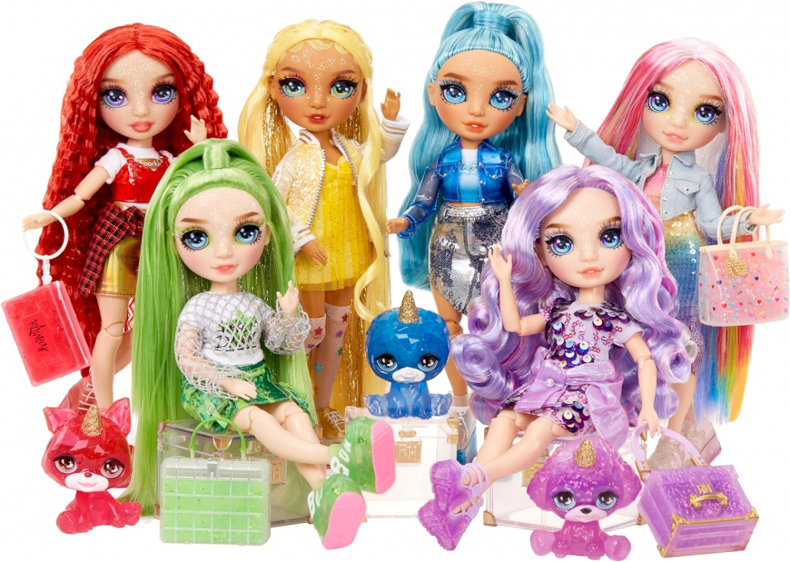 New Rainbow High dolls with Slime Kit & Pet