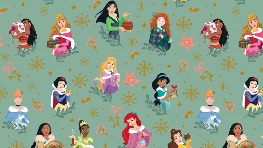 New Disney Princess Christmas Wallpapers HD pictures