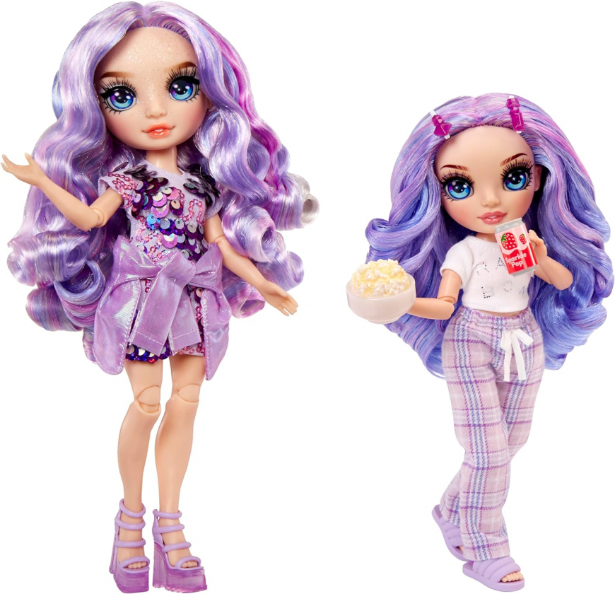 Rainbow High Junior High Pajama Party Violet doll