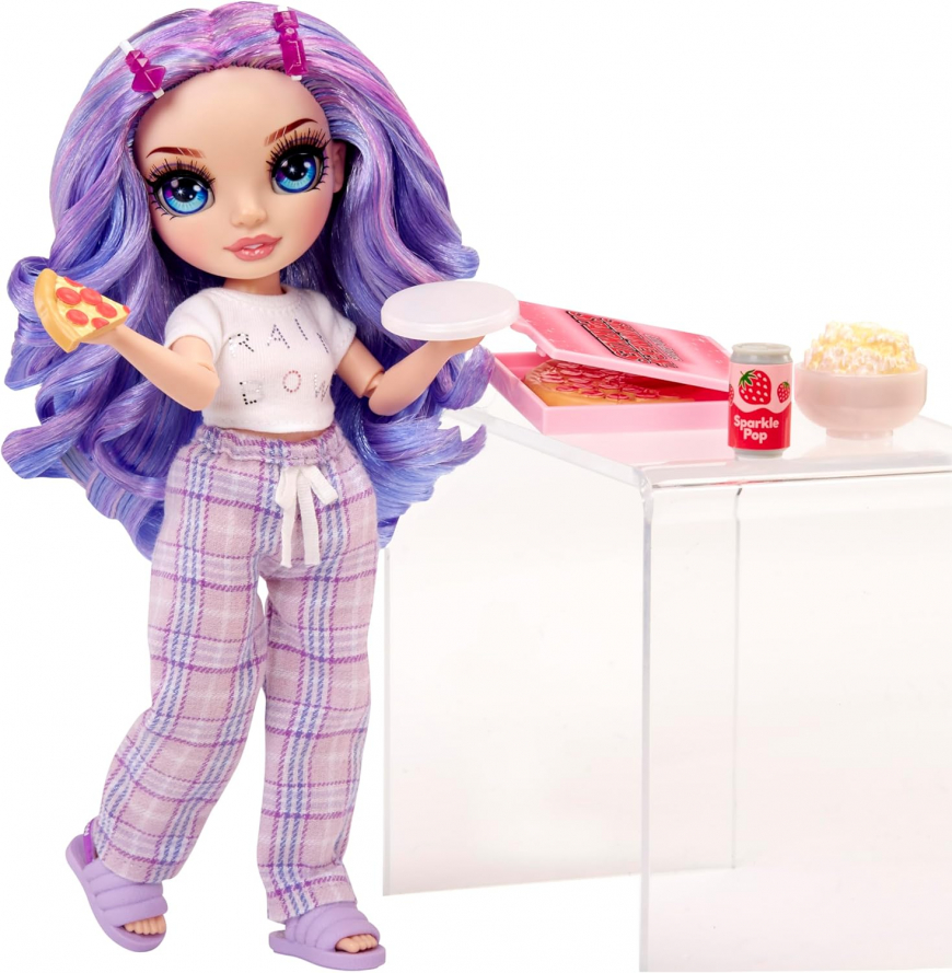 Rainbow High Junior High Pajama Party Violet doll