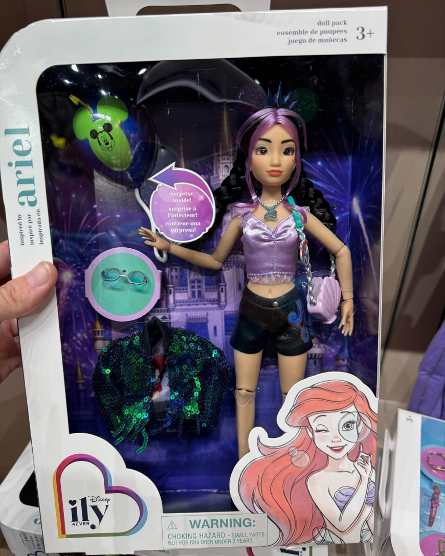 New Disney Ily Forever Ariel  fan wave 2 doll