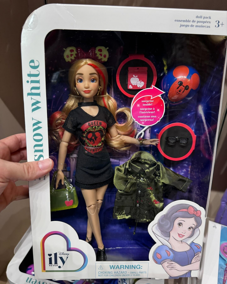 New Disney Ily Forever Snow White Evil Queen fan doll