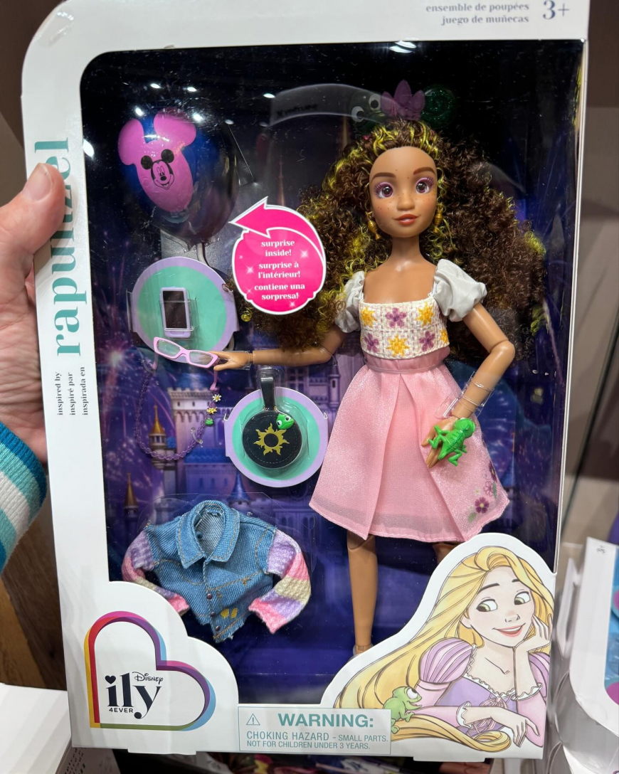 Lets check out the new Rapunzel ILY 4Ever Doll🦎🌸 #disneyily4ever