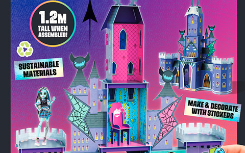 Monster High Maker Kitz Make Your Own Monster High School, School Bus and Bedroom kits from Bladez Toyz