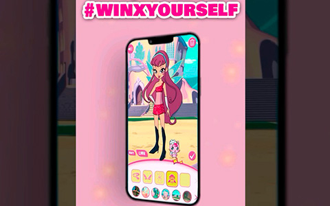 Winx Club Avatar Creator game - create your Winx Club character