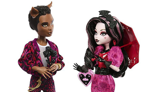 Monster High Howliday Love Edition Draculaura and Clawd 2 pack dolls set 2024
