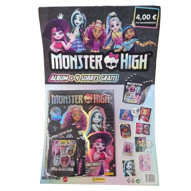 New Panini Monster High G3 sticker album