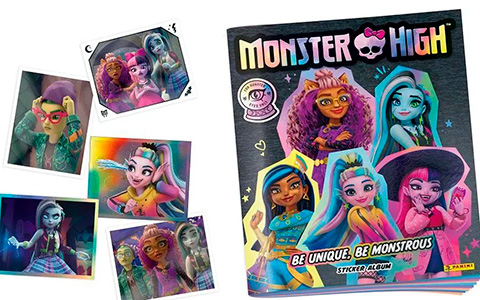 New Panini Monster High G3 sticker album