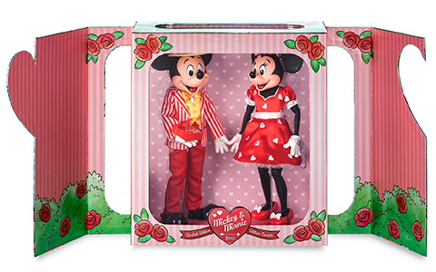 Mickey and Minnie Mouse Valentine's Day Limited Edition Doll Set 2024