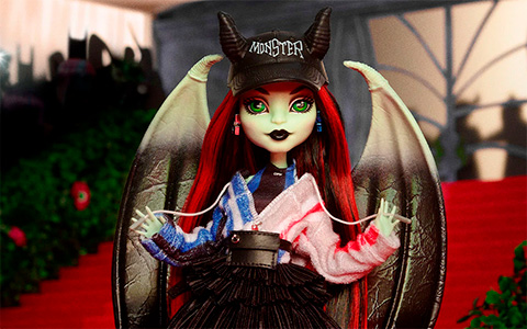 Monster High Off-White Collector dolls fashion brand collaboration