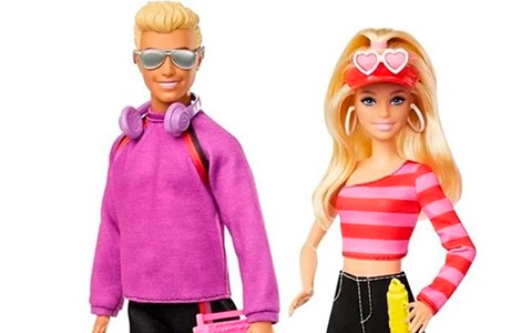 Barbie Fashionistas 65th anniversary 2 pack - new roller skating Barbie and Ken dolls