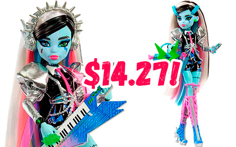 Monster High Amped Up Frankie Stein Rockstar doll