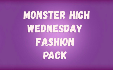 Monster High Wednesday Fashion Pack