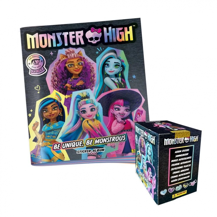 New Panini Monster High G3 sticker album