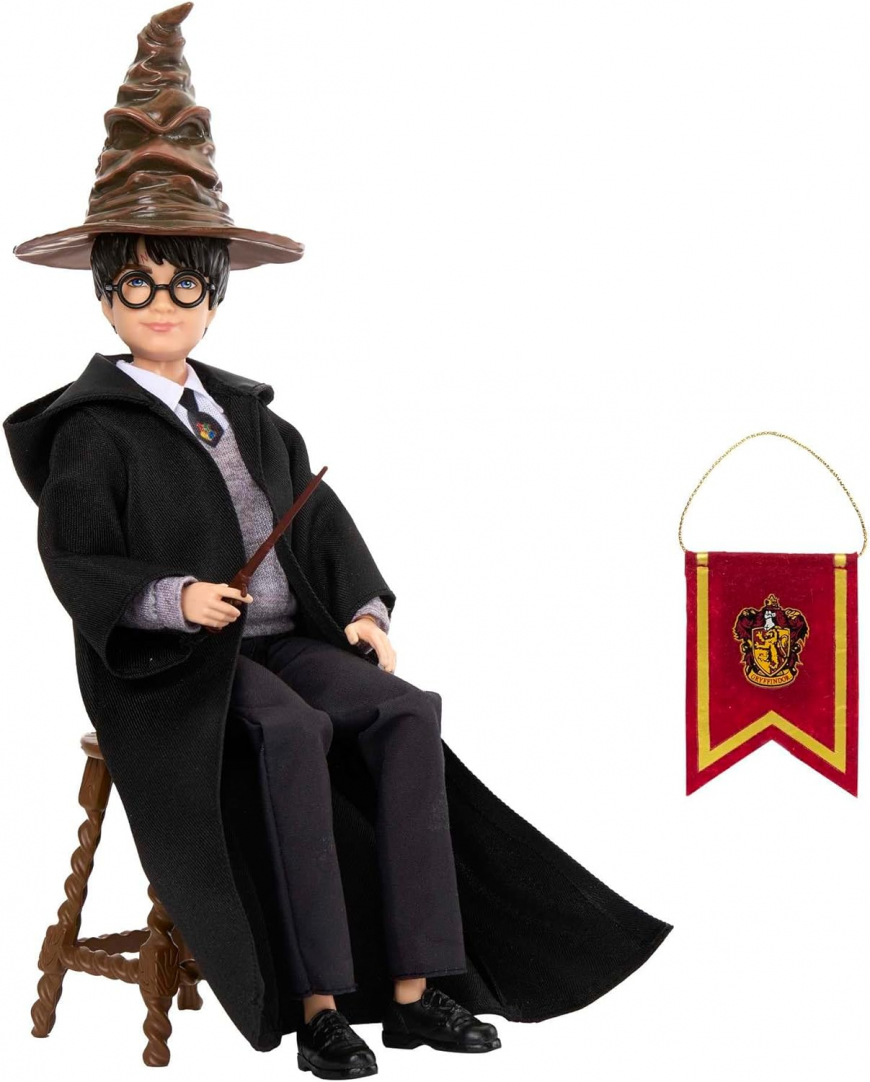 Harry Potter with the Sorting Hat doll from Mattel