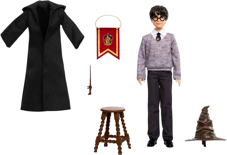 Harry Potter with the Sorting Hat doll from Mattel