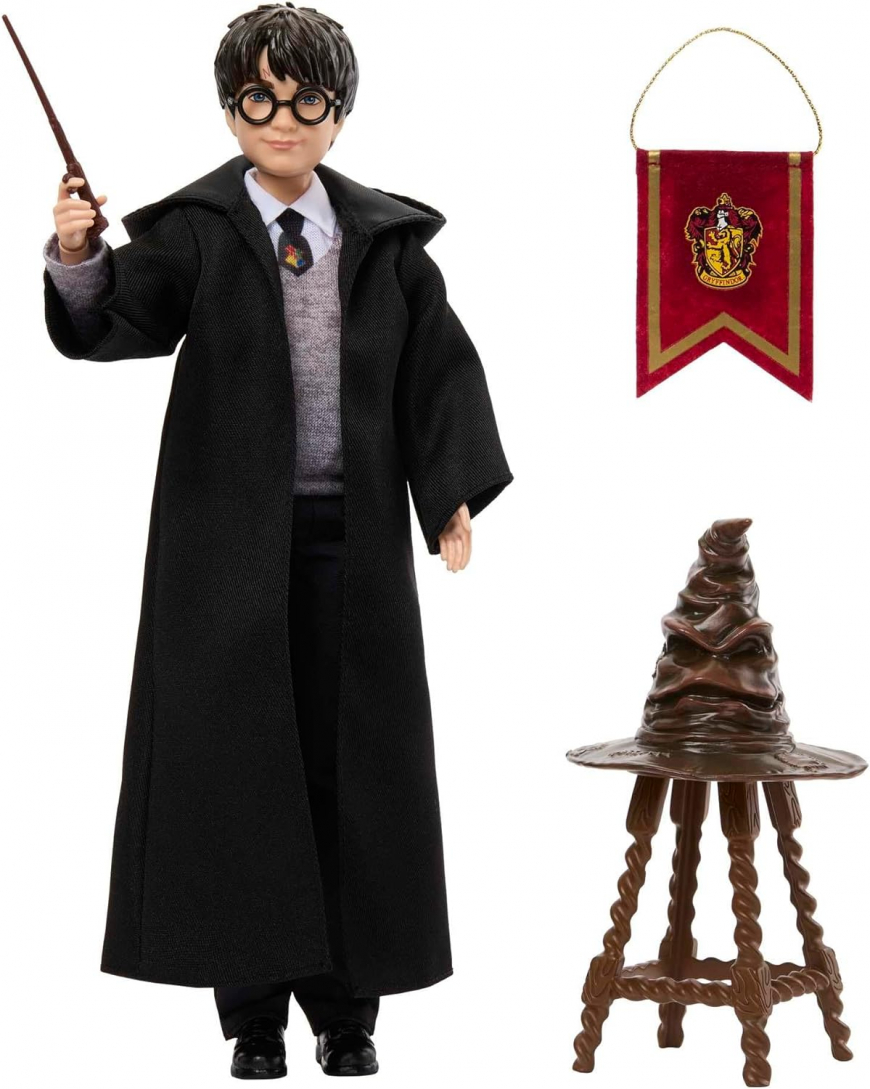 Harry Potter with the Sorting Hat doll from Mattel