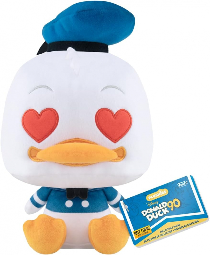 Donald Duck 90th Anniversary Heart Eyes Funko Pop! Plush