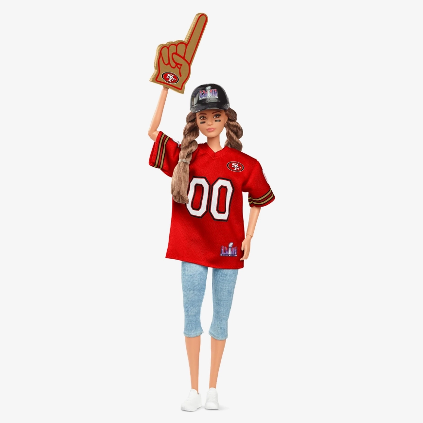 Barbie NFL Super Bowl Champion Doll San Francisco 49ers doll