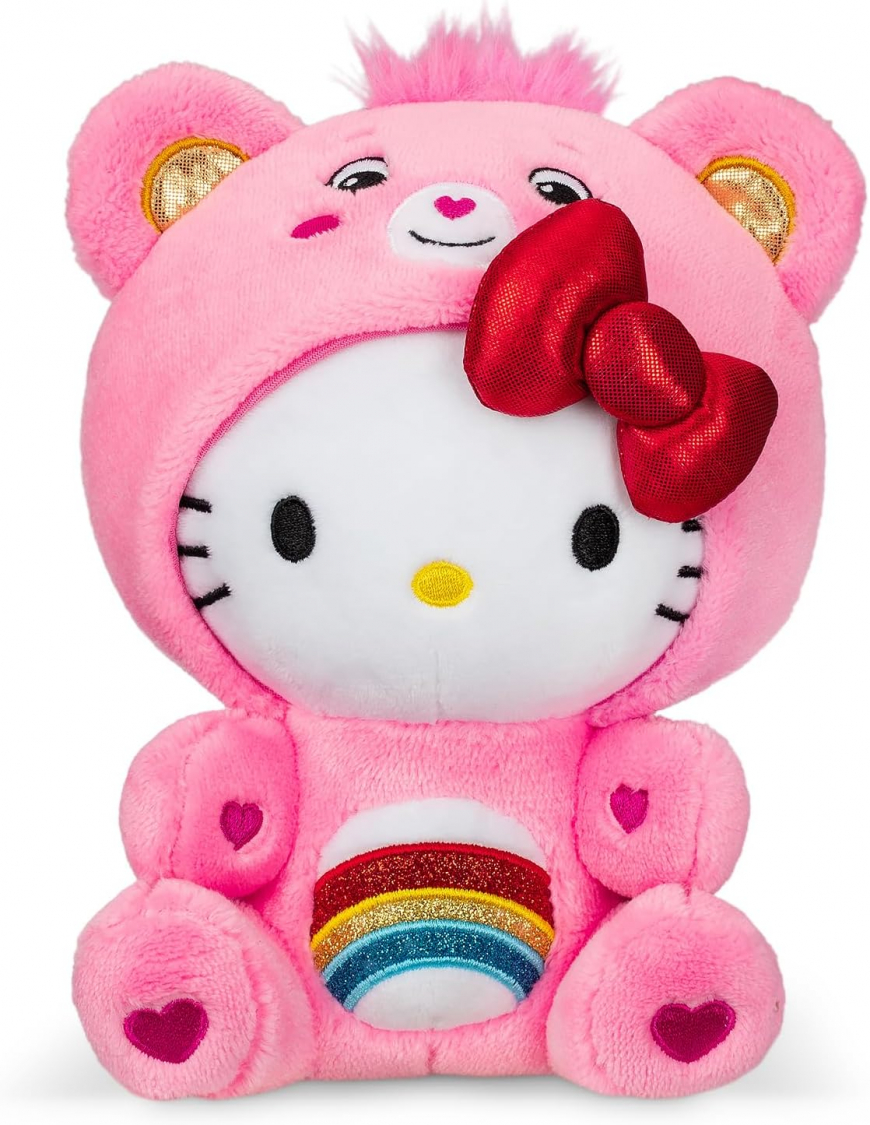 Care Bears Hello Kitty Dressed As Cheer Bear plush