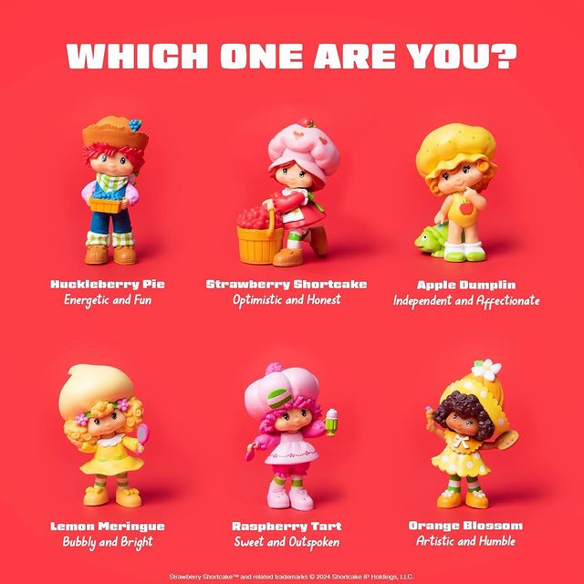 New Strawberry Shortcake 2024 figures